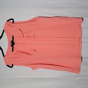 Liz Claiborne Career Coral Shell Top XL